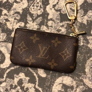 Louis Vuitton coin purse keychain